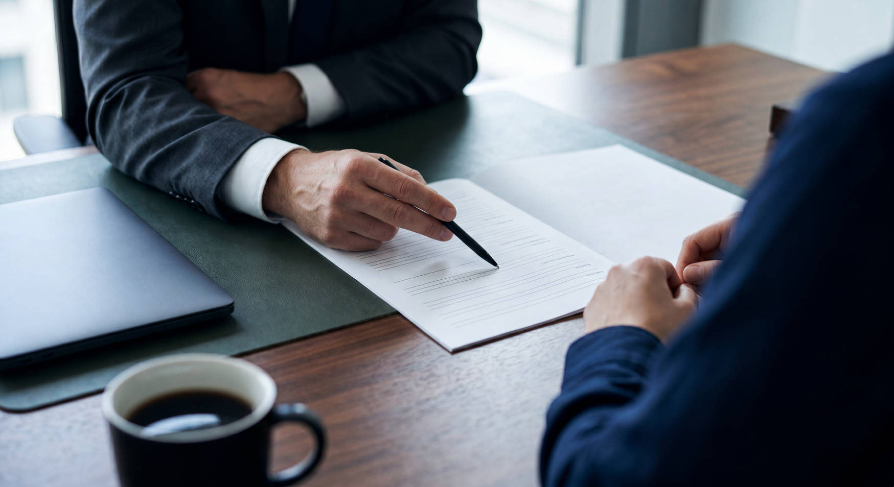 Conseiller en crédit étudiant le dossier de financement d’un client