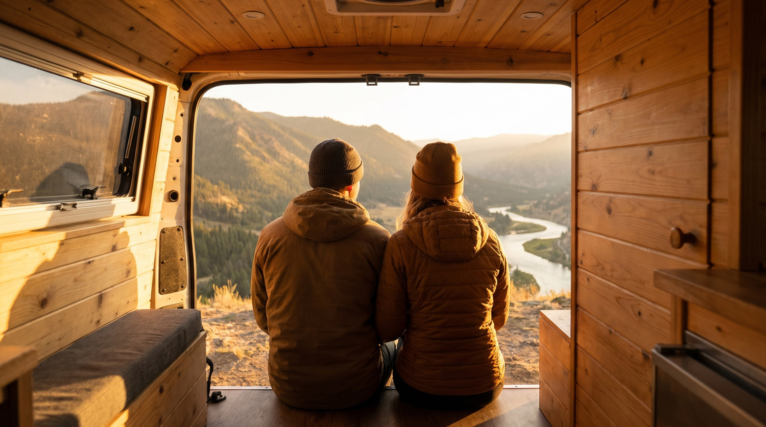 Camping-car en nature
