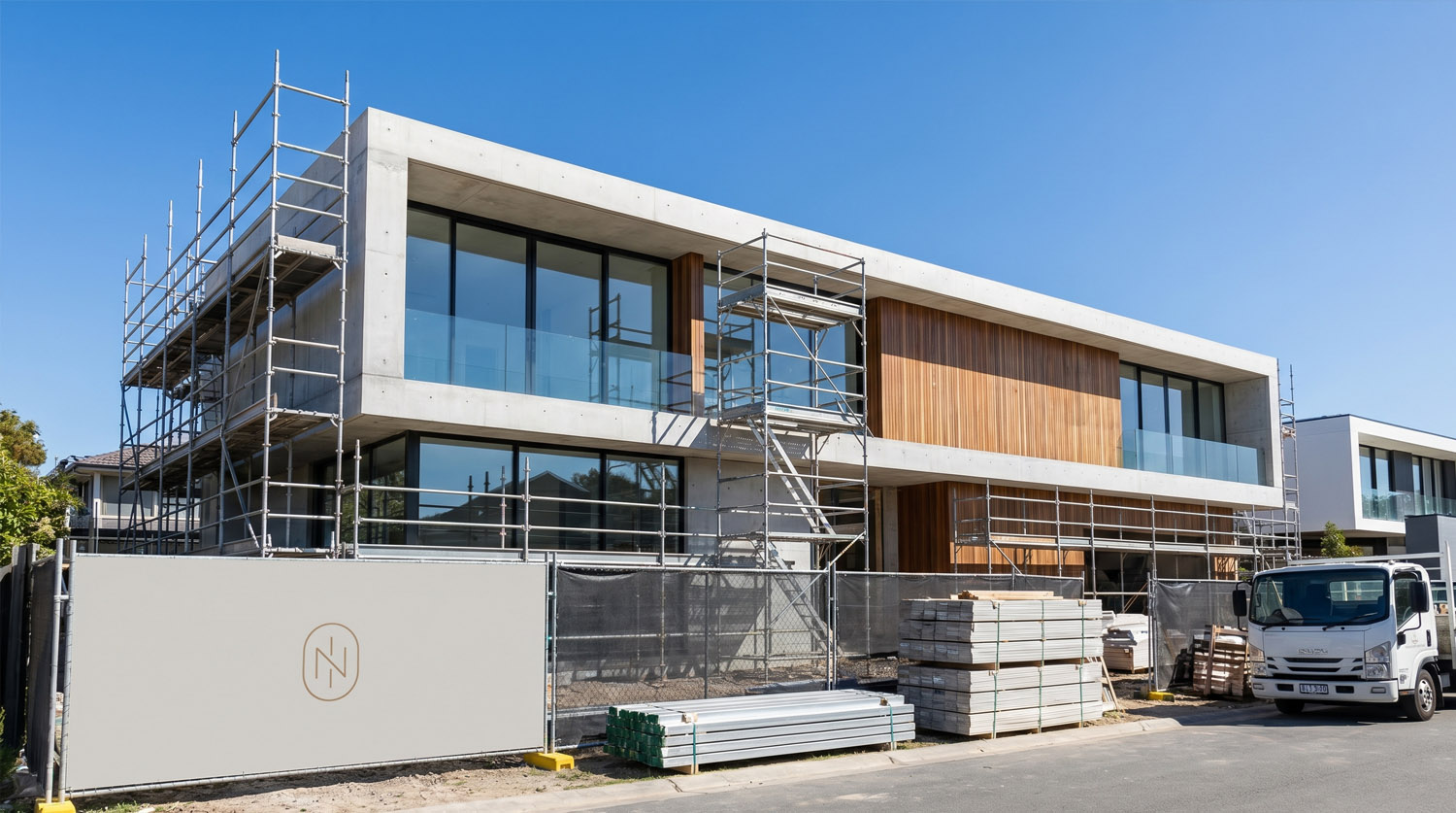 Maison en construction