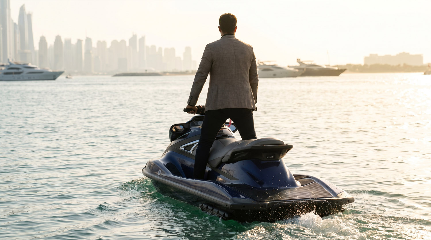 Jet-ski en action