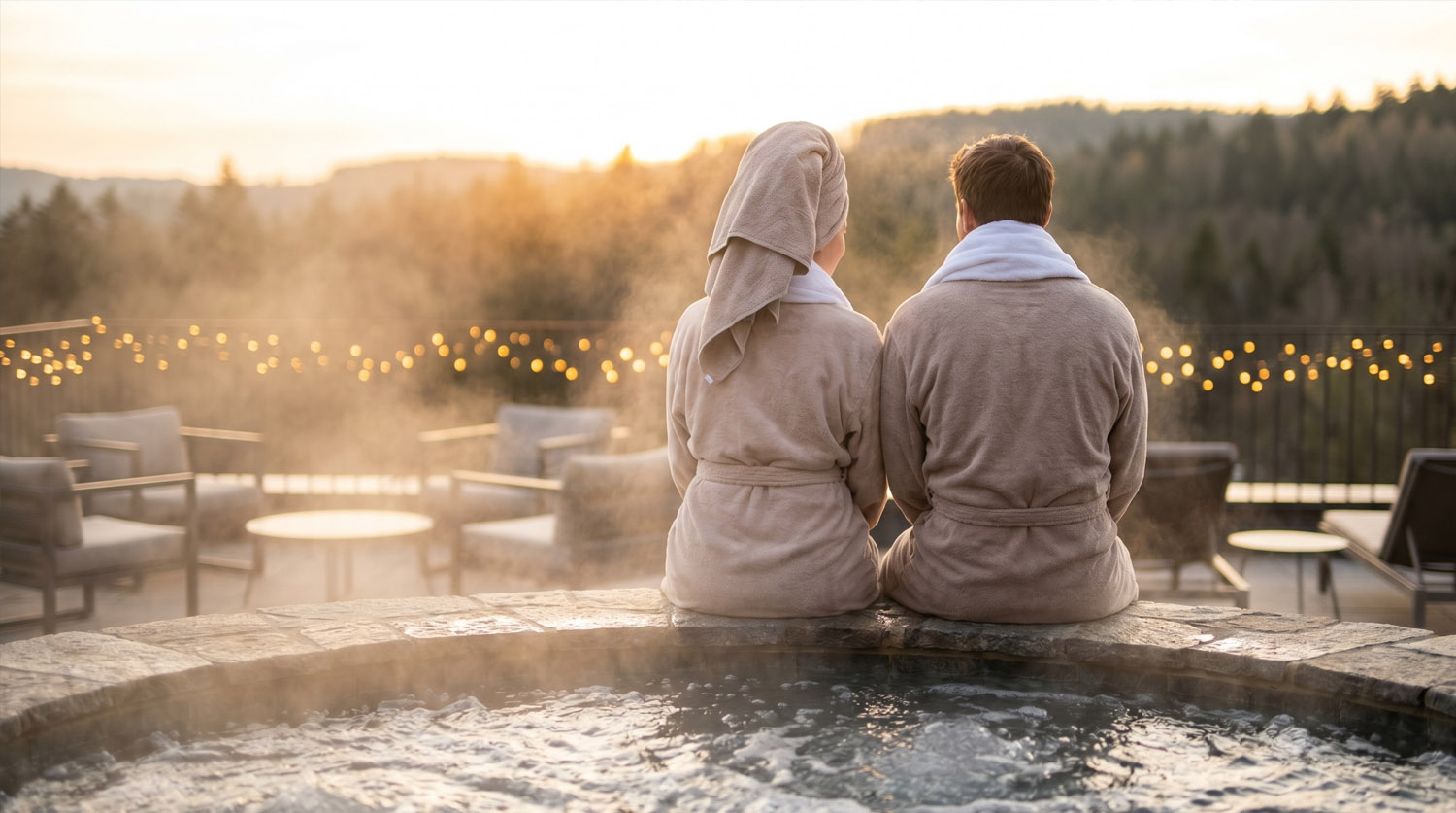 Outdoor spa